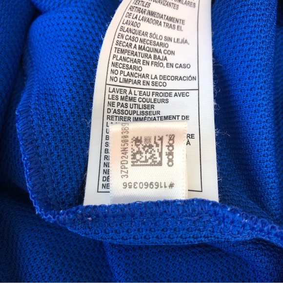 adidas Climalite University of Tennessee Blue long Sleeve Quarter Top L - Picture 11 of 12